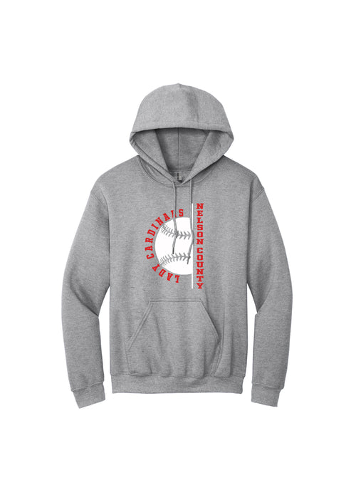 Lady Cardinals Softball Hooded Sweatshirt