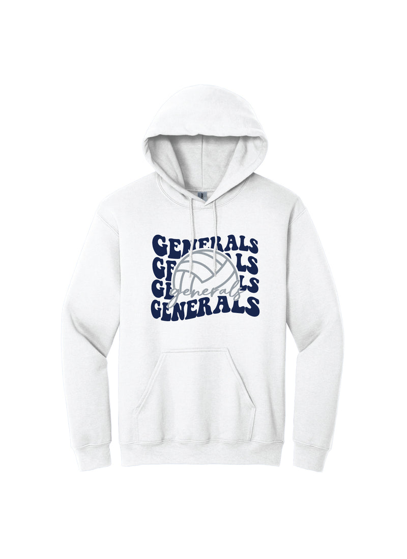 Generals Volleyball Hooded Sweatshirt