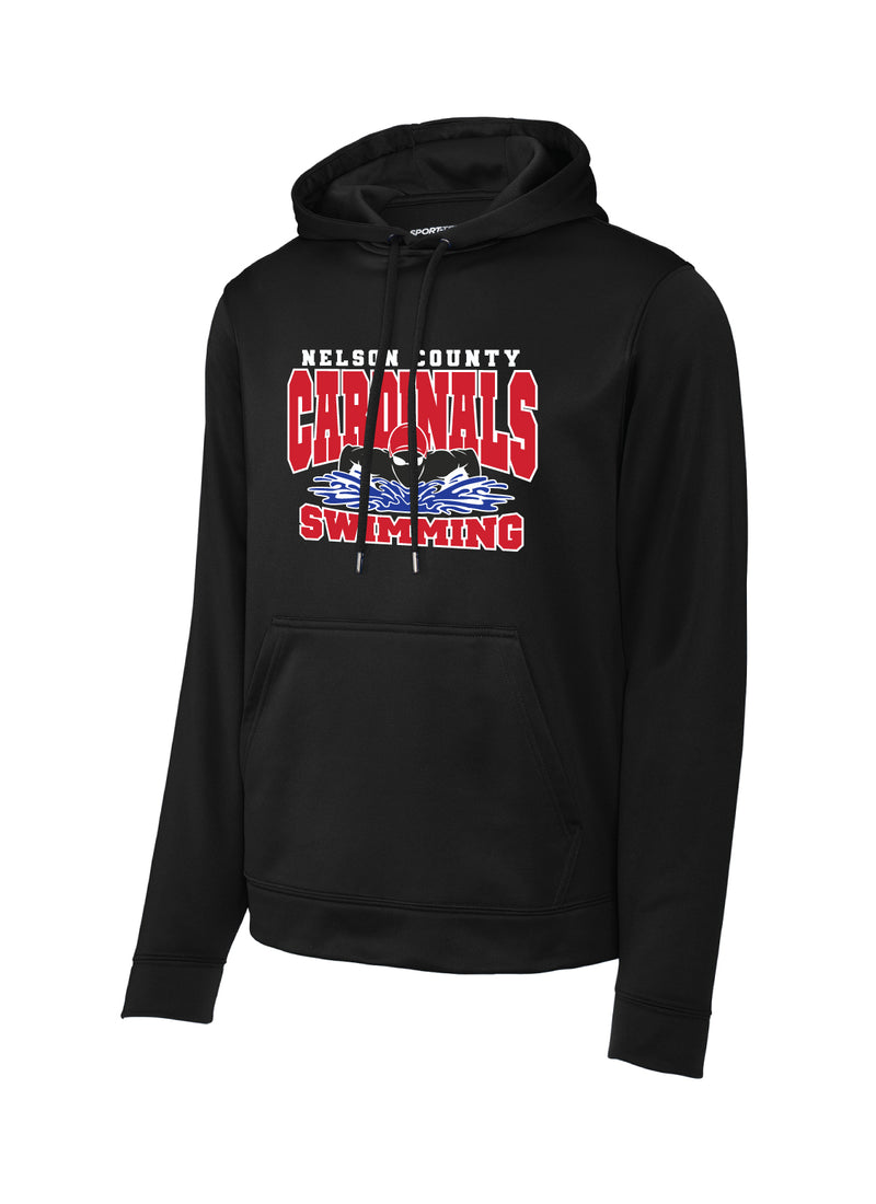 Nelson County Swimming Hooded Sweatshirt