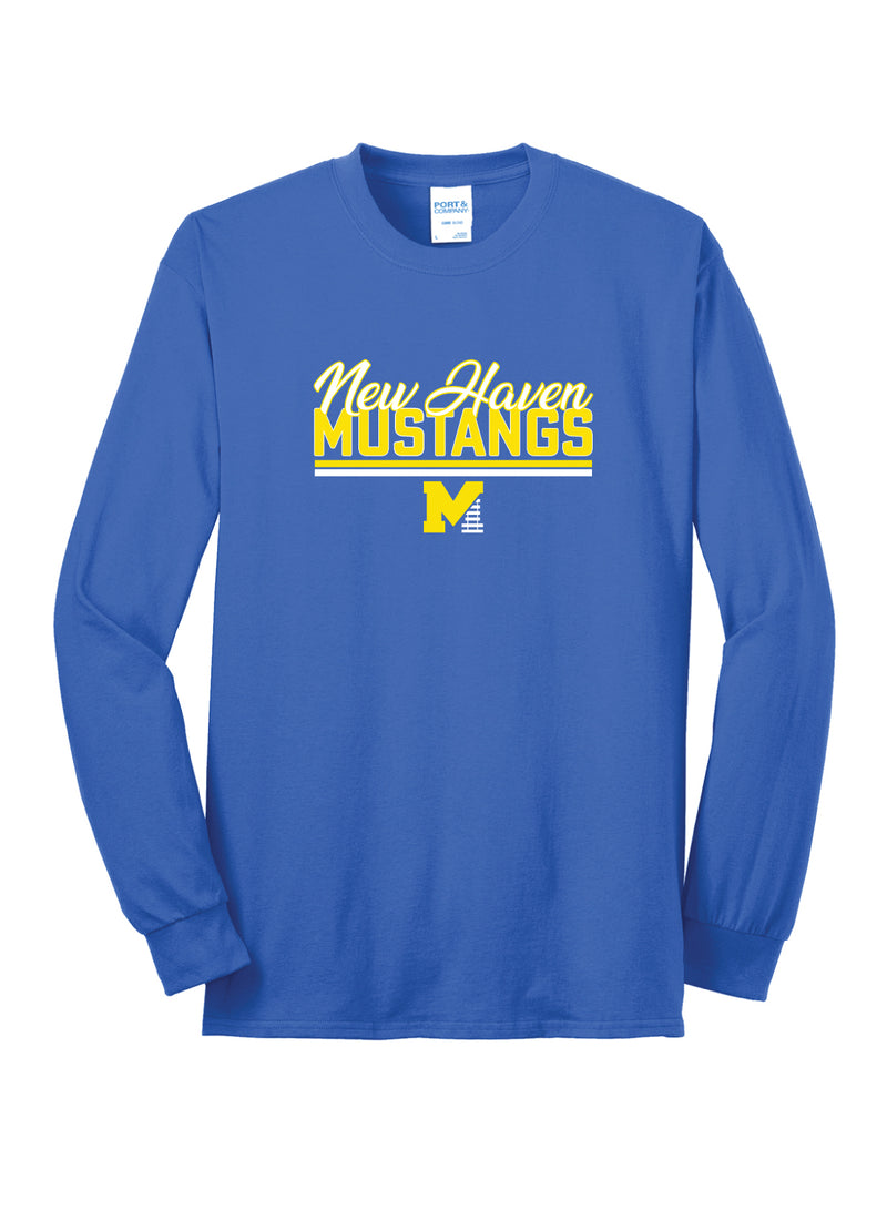 New Haven Mustangs Long Sleeve Tee