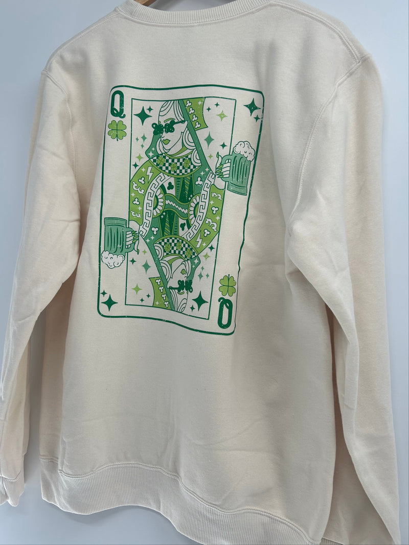 St.Patricks Queen Crewneck Sweatshirt