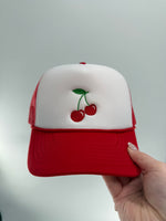 Cherry Trucker Hat