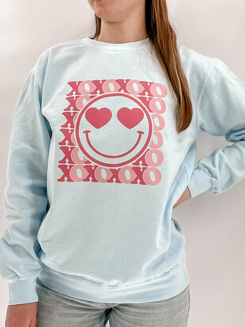 XOXO Comfort Color Crewneck