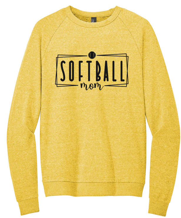 Softball Mom District Crewneck