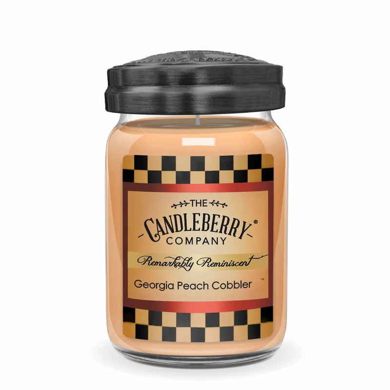 Georgia Peach Cobbler Large Jar Candle