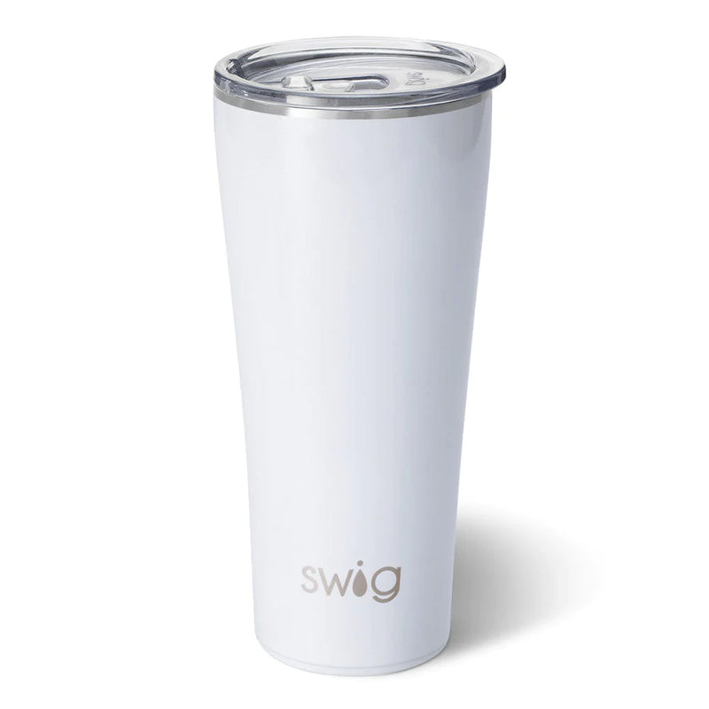 Shimmer Diamond White Tumbler (32oz)